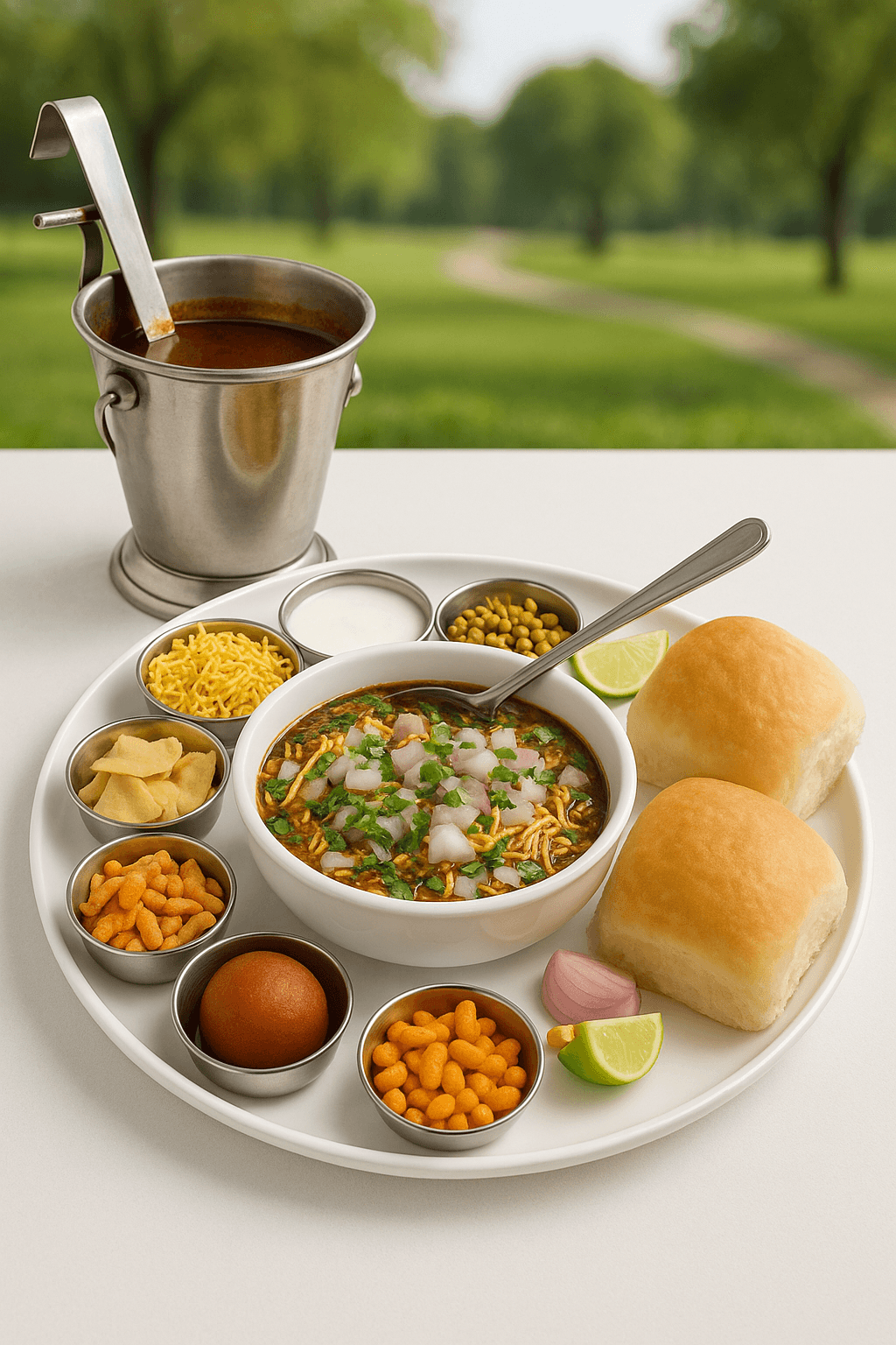 After image of a dish, enhanced by AI
